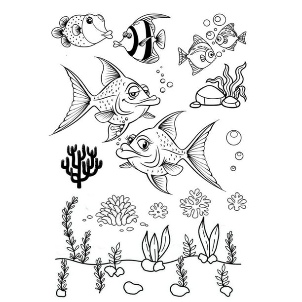 Animal Silicone Clear Stamps for DIY Scrapbooking Photo Album Cards Craft  NIGH 